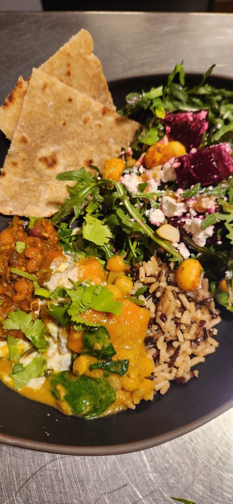 20250905 194258 Bowls of chickpea curry with salad