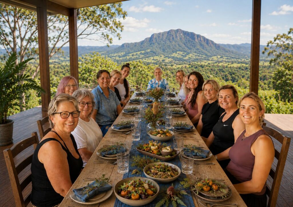 long table lunch with ai