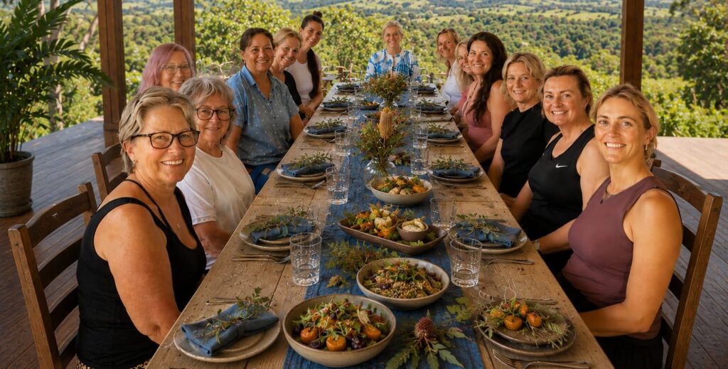 long table lunch with ai