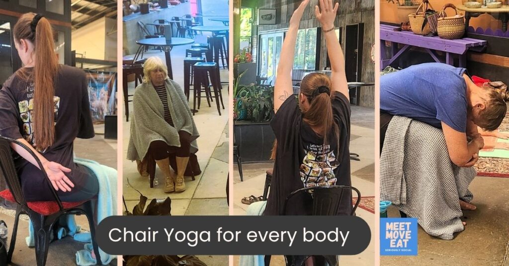 Why chair yoga might be the best thing you do all week