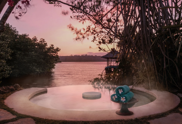 hot springs with view