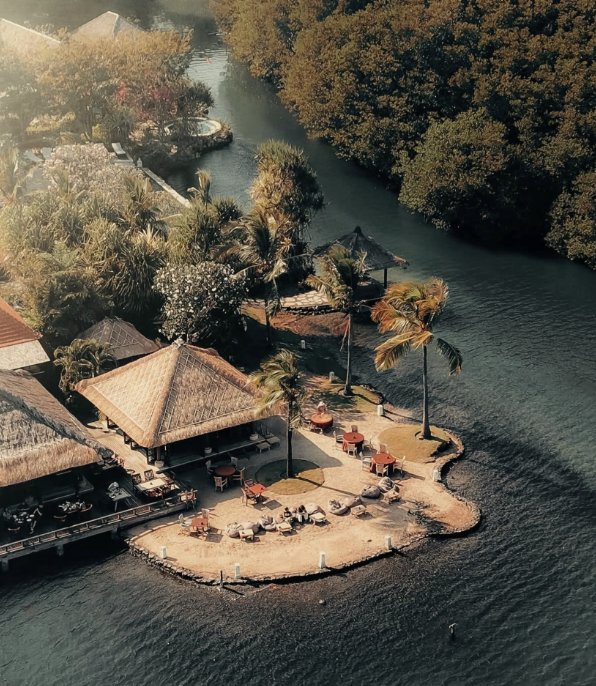 resort from a drone